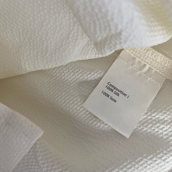 NWT 3.1 Phillip Lim Metallic Cord Cream Blouse - Picture 7 of 7